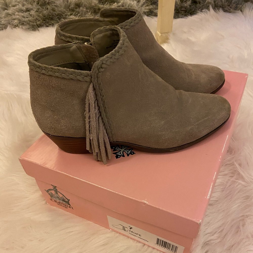 Tan booties!!